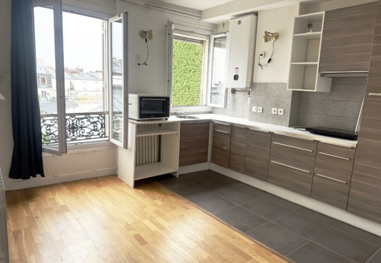 Appartement à vendre -3 pièces, dernier étage Paris 20°, rue de Belleville